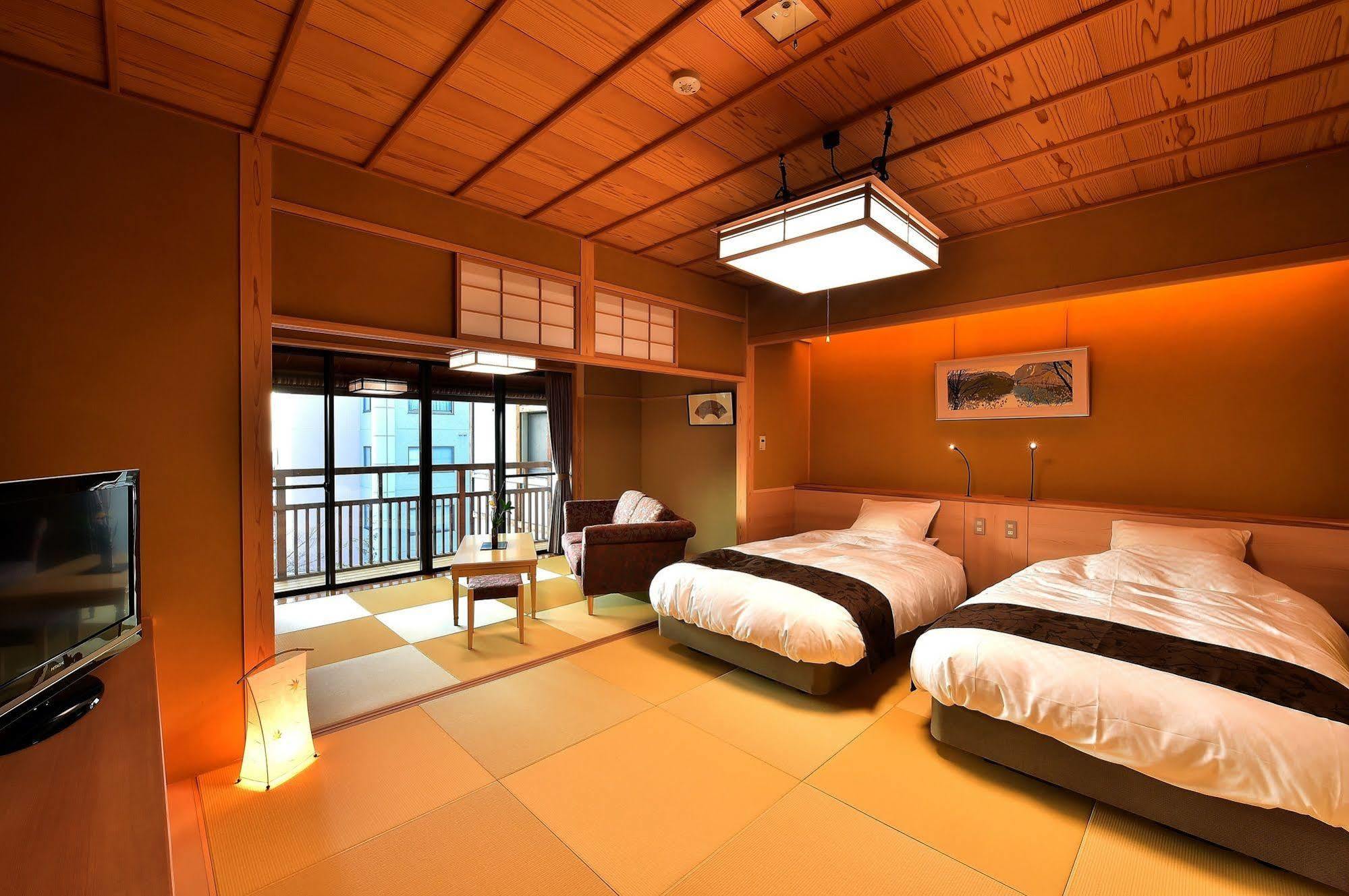 Senjukaku Hotel Yamanouchi  Bagian luar foto
